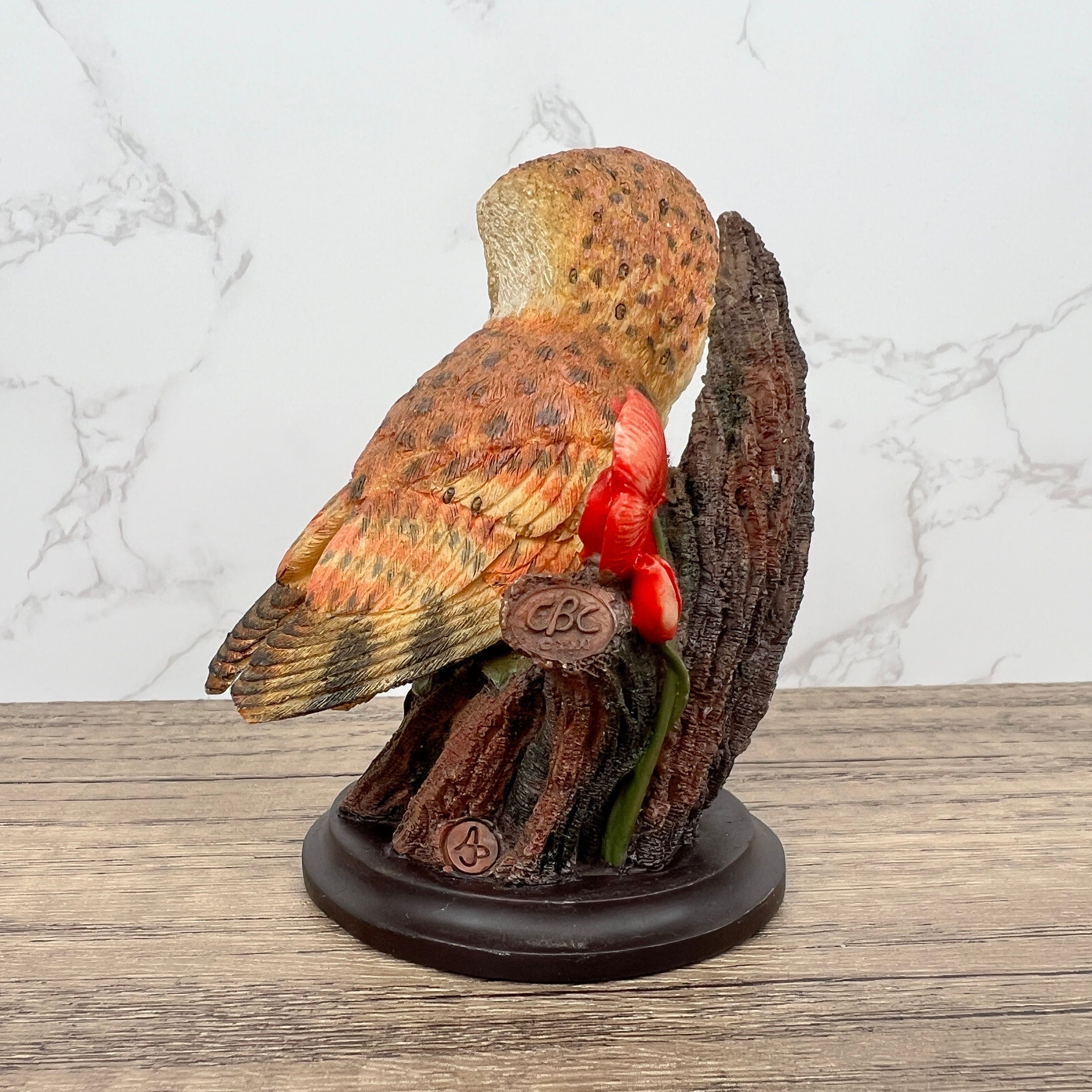 THE BARN OWL Sculpted by Andy Pearce, Hand Painted, Eaglemoss Publications 2004, Reader's Digest