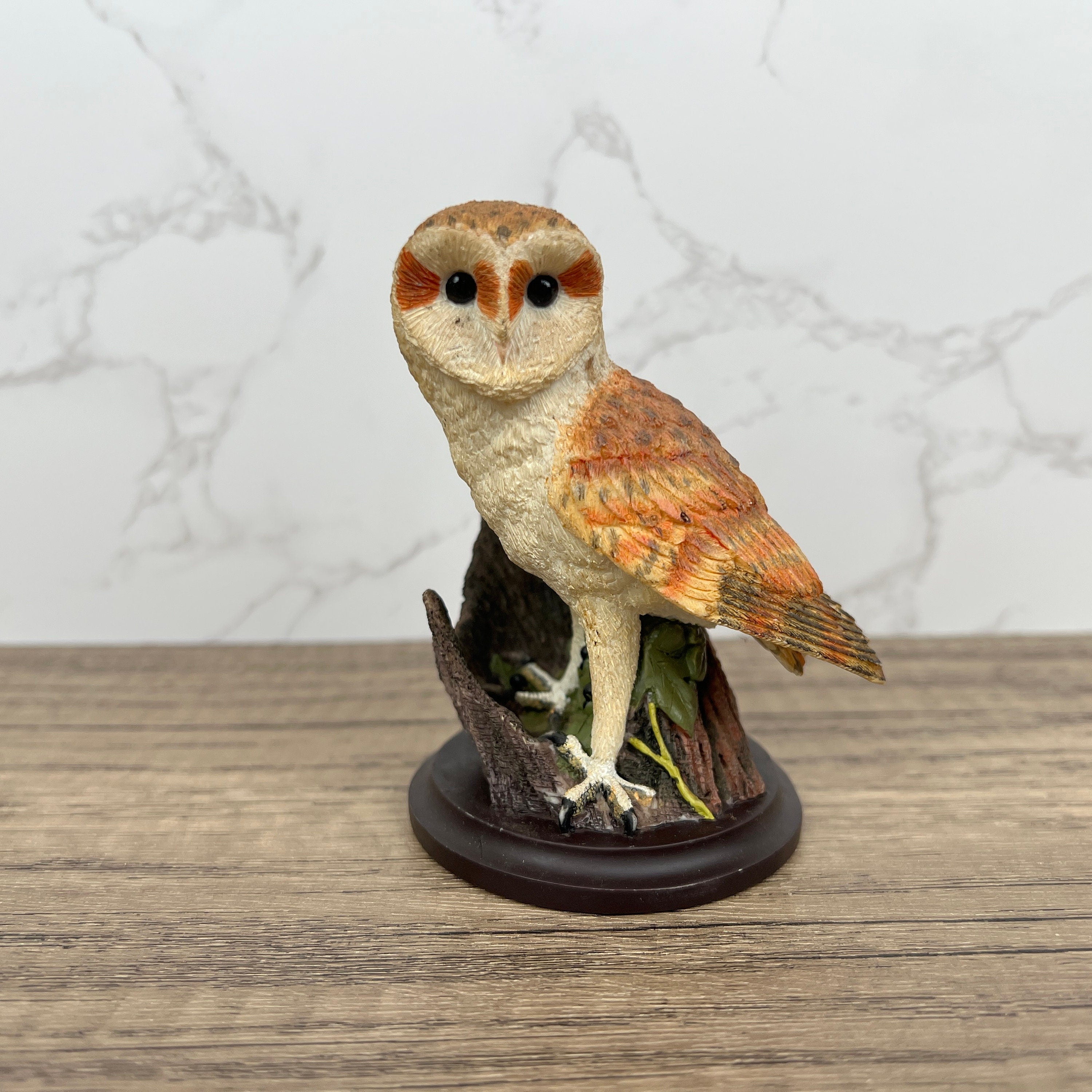 THE BARN OWL Sculpted by Andy Pearce, Hand Painted, Eaglemoss Publications 2004, Reader's Digest