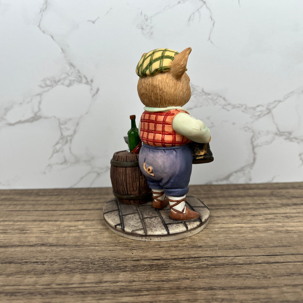 The Leonardo Collection "Little Nook" Porcelain Collector Figure, Peter 'Porky' Trotter