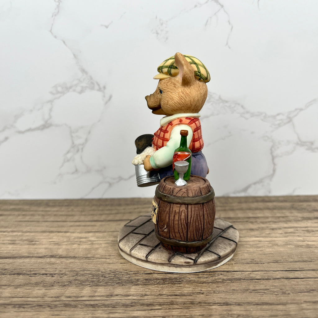The Leonardo Collection "Little Nook" Porcelain Collector Figure, Peter 'Porky' Trotter