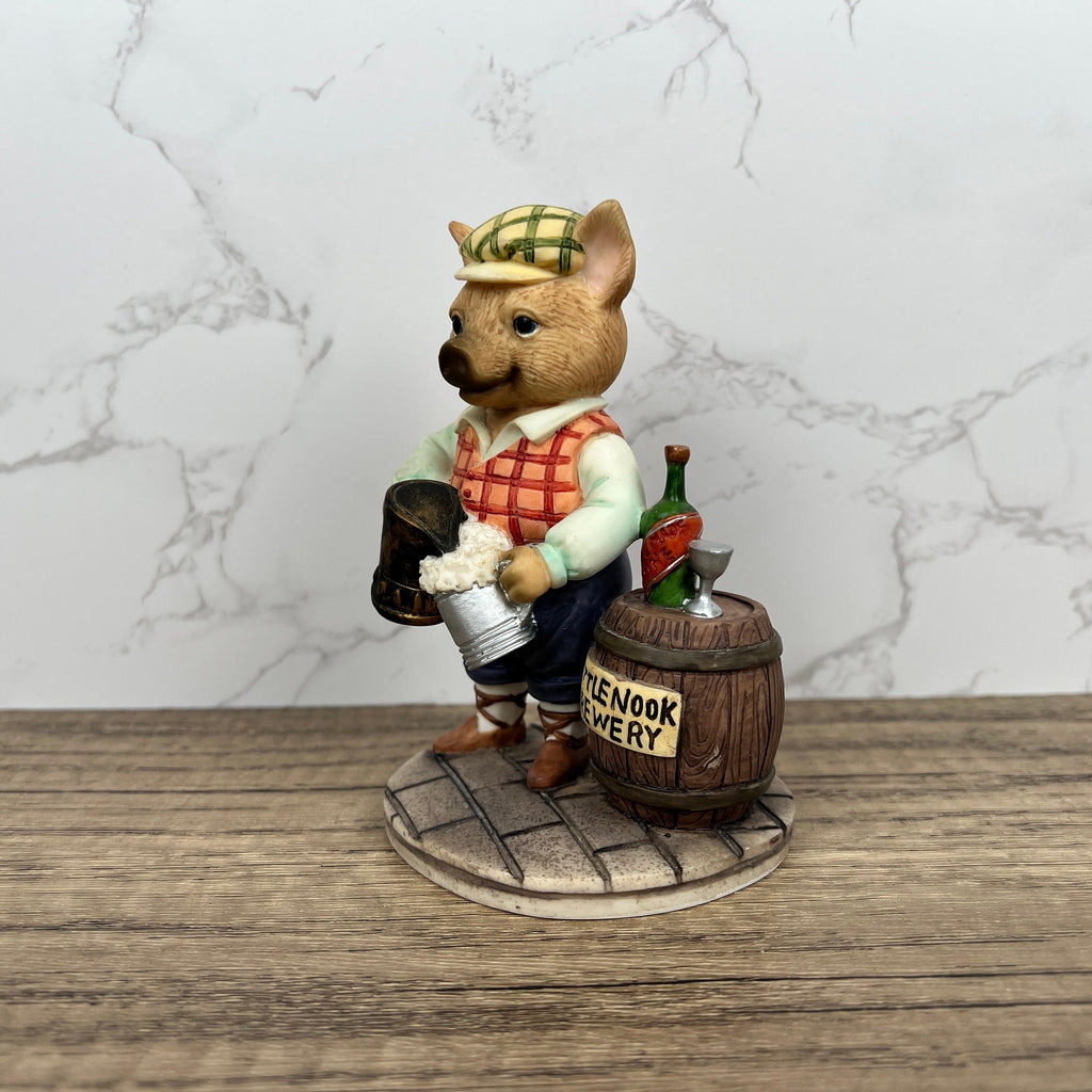 The Leonardo Collection "Little Nook" Porcelain Collector Figure, Peter 'Porky' Trotter