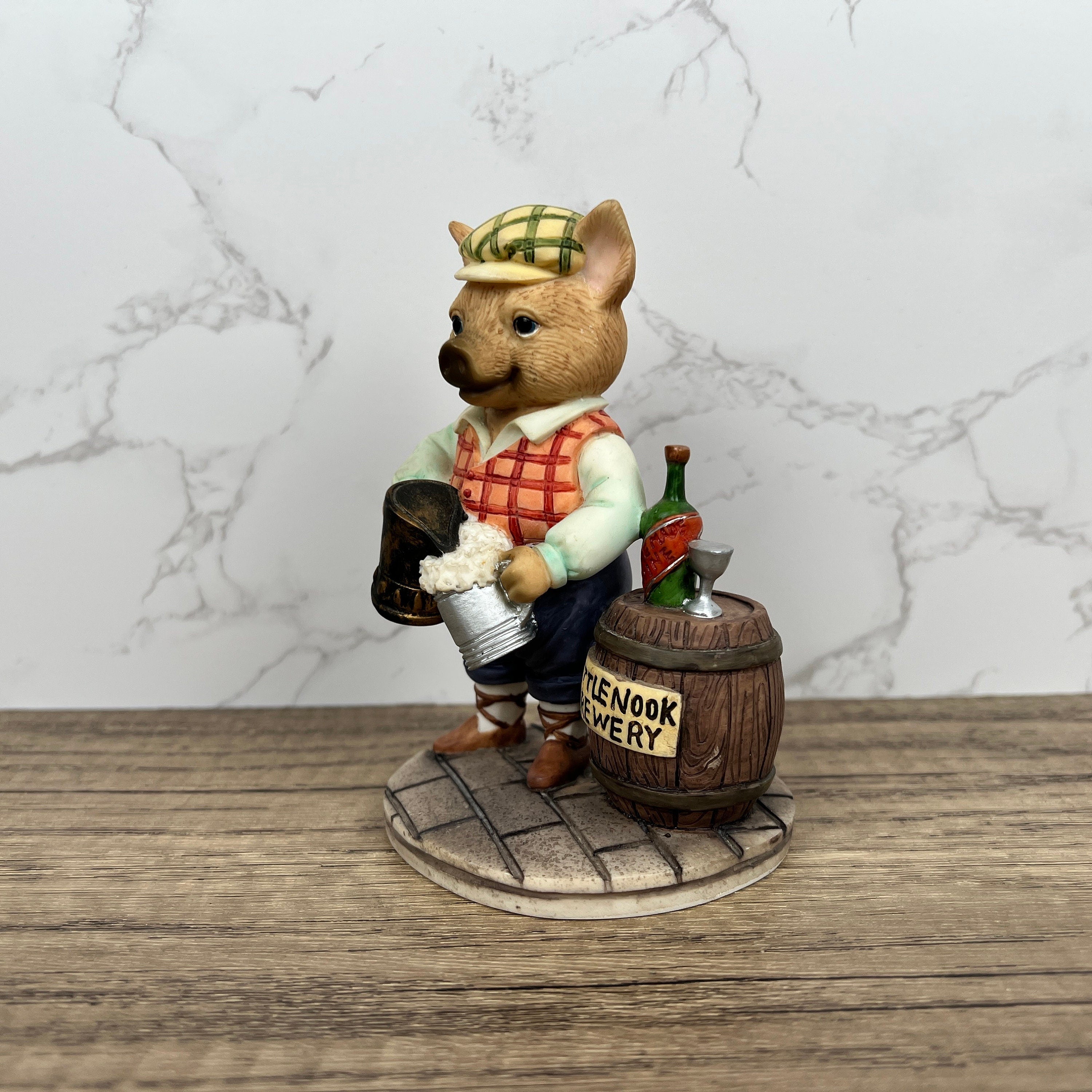 The Leonardo Collection "Little Nook" Porcelain Collector Figure, Peter 'Porky' Trotter