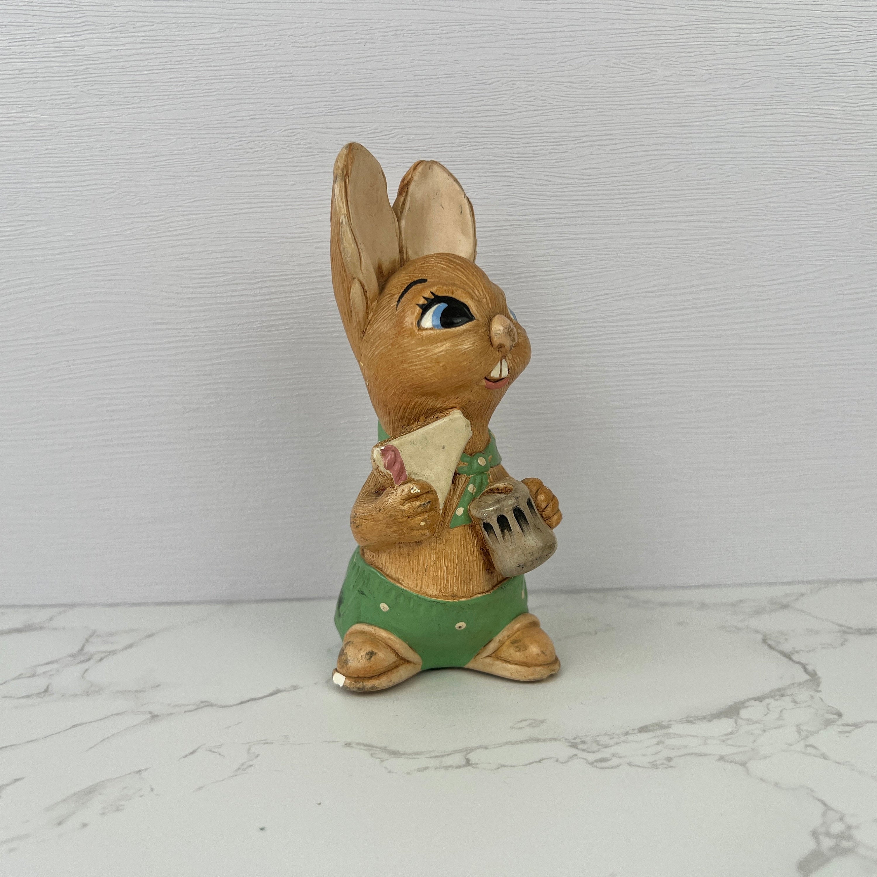 Vintage Pendelfin "Muncher" Rabbit Figurine, Easter Decor