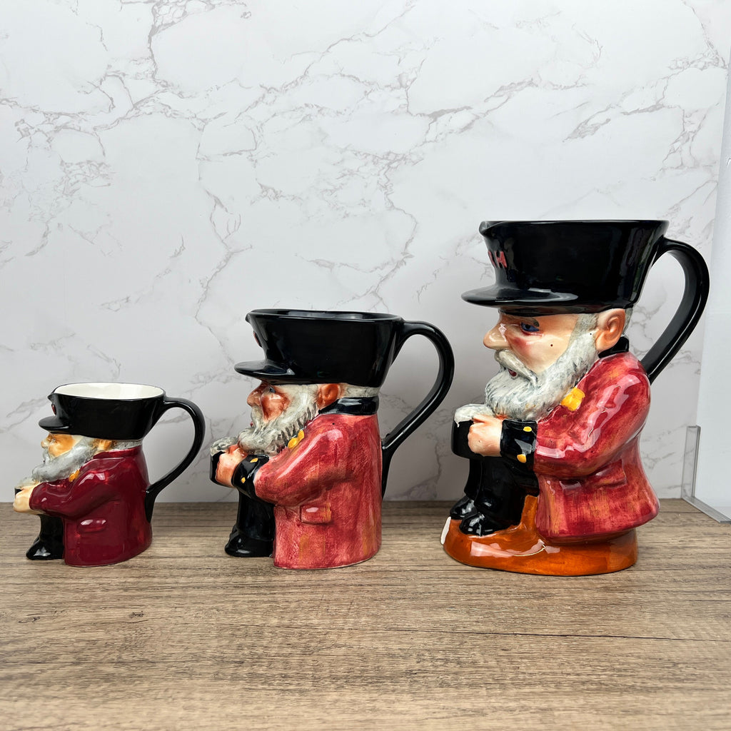 Vintage Shorter & Son Staffordshire Chelsea Pensioner Toby Jug