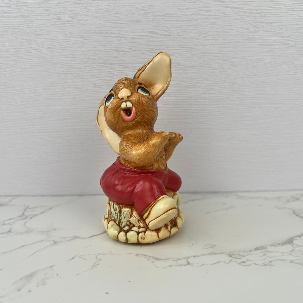 Vintage Pendelfin "THE THUMPER" Rabbit Figurine, Hand-Painted Stonecraft