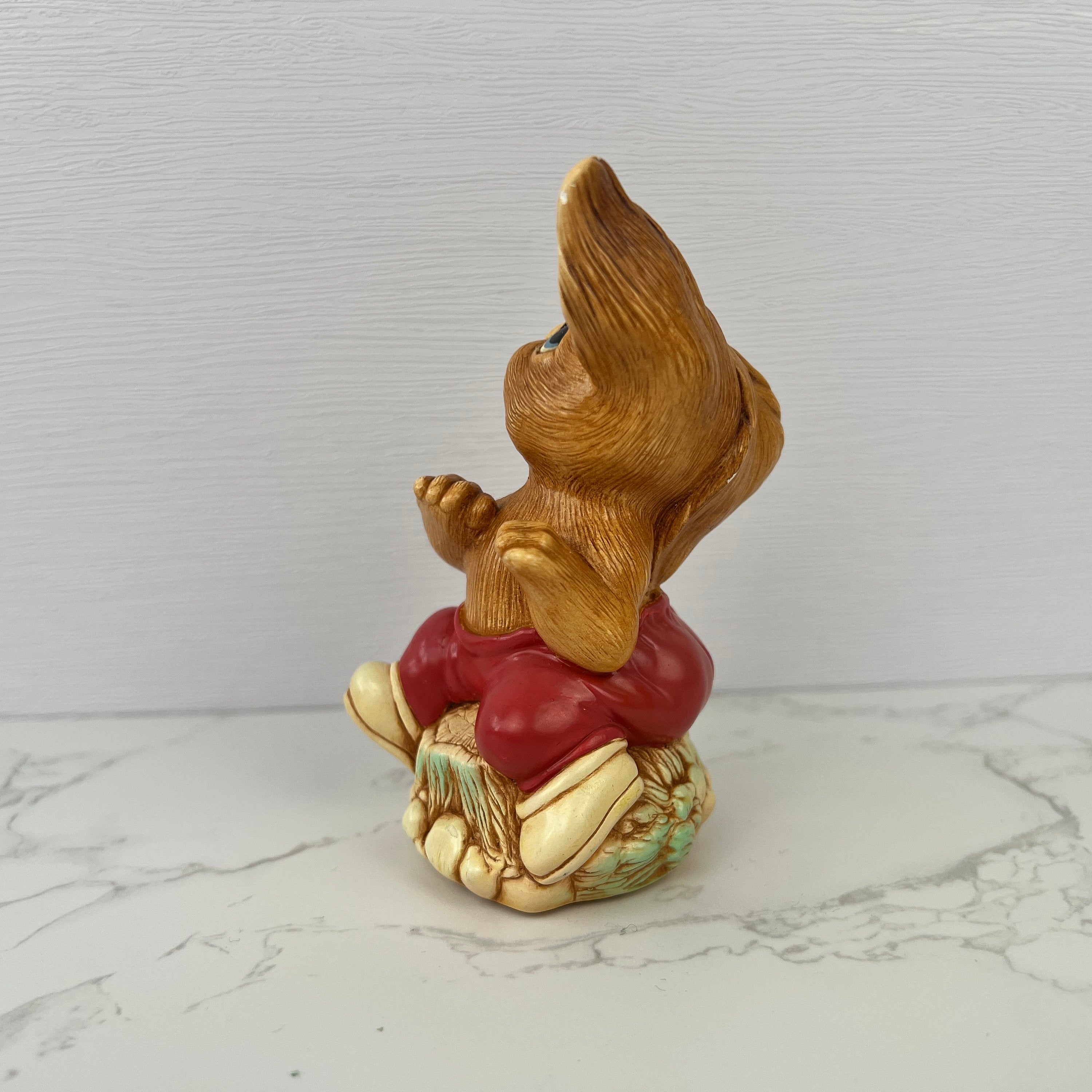 Vintage Pendelfin "THE THUMPER" Rabbit Figurine, Hand-Painted Stonecraft