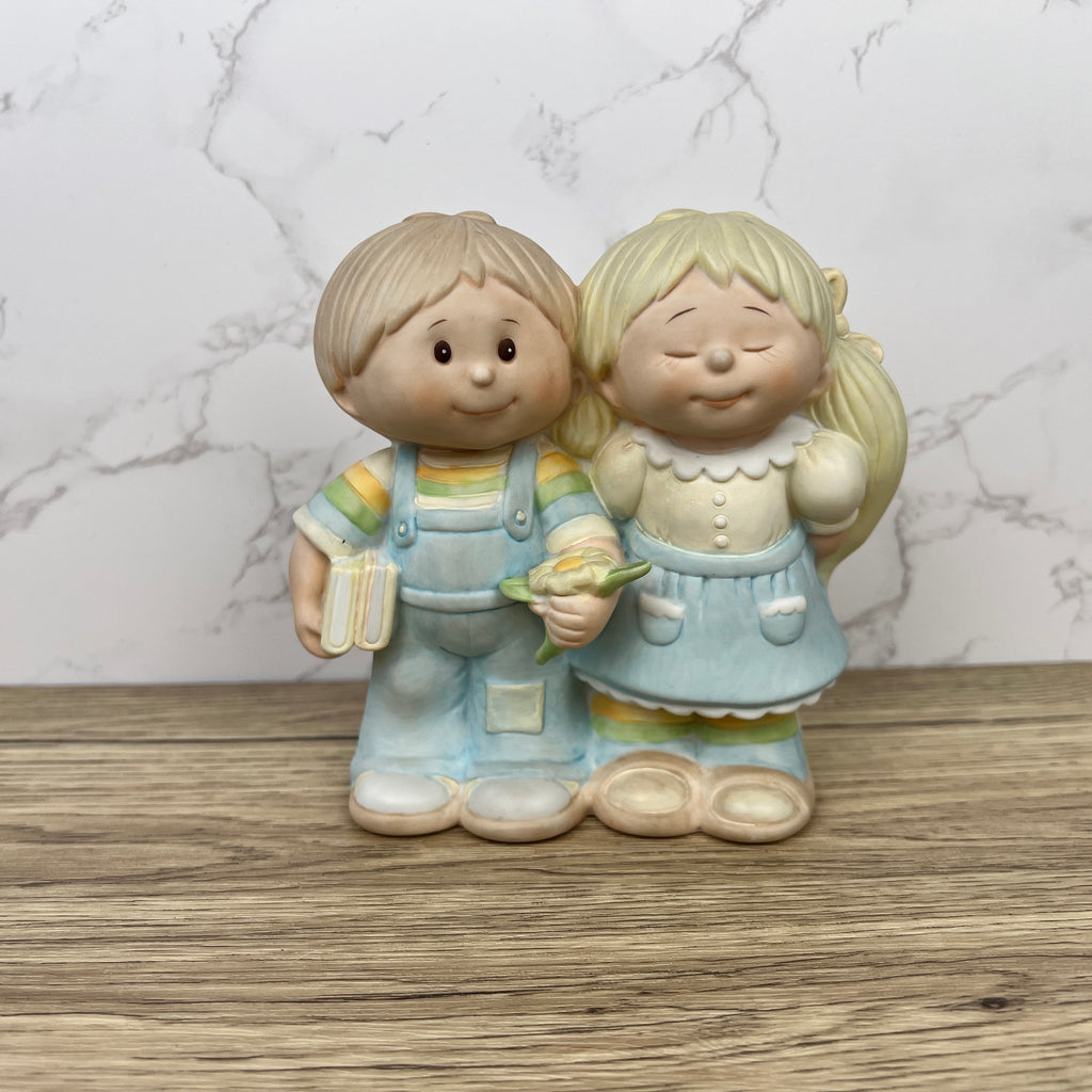 Jennifer & Josh Wallace Berrie Ceramic Coin Bank, Kids Figurine