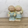 Jennifer & Josh Wallace Berrie Ceramic Coin Bank, Kids Figurine