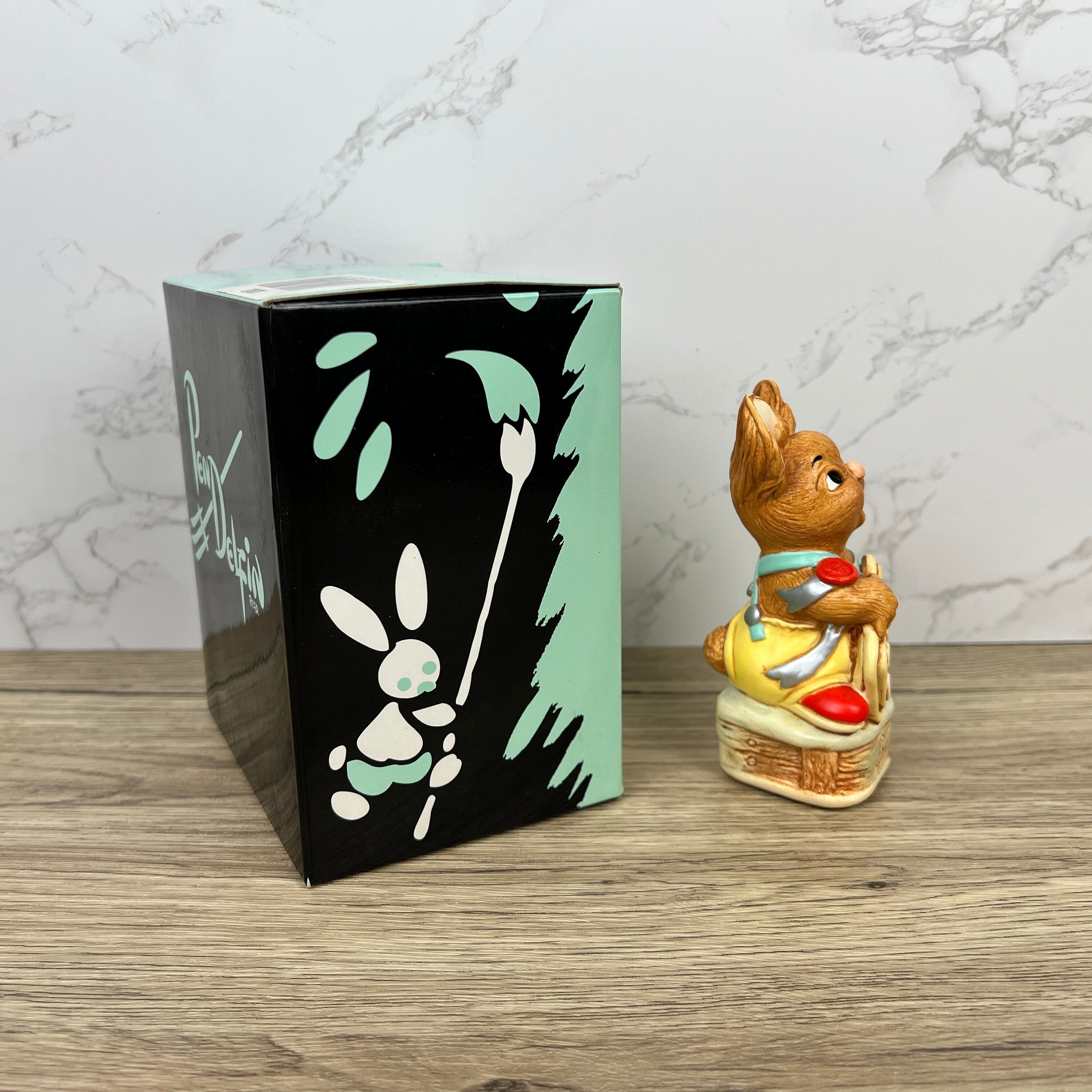 Pendelfin "JUDGE" Rabbit Figurine, Hand Painted Stonecraft Figure, Housewarming Gift Ideas