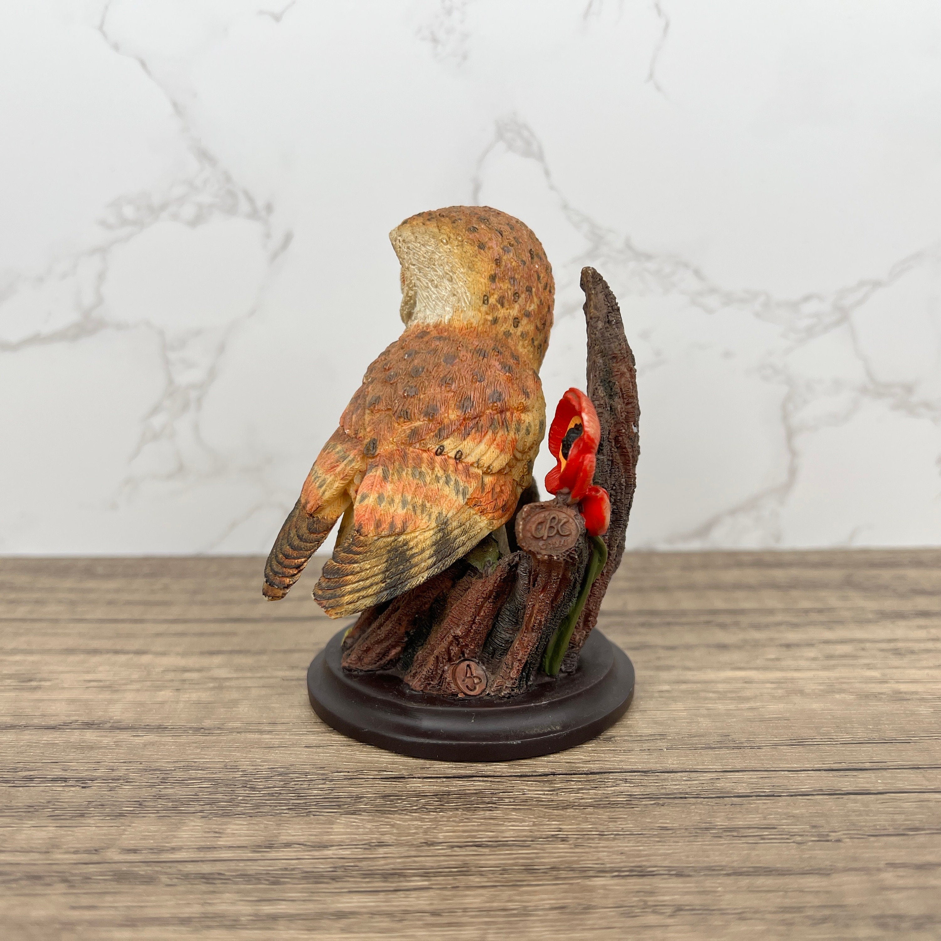 THE BARN OWL Sculpted by Andy Pearce, Hand Painted, Eaglemoss Publications 2004, Reader's Digest