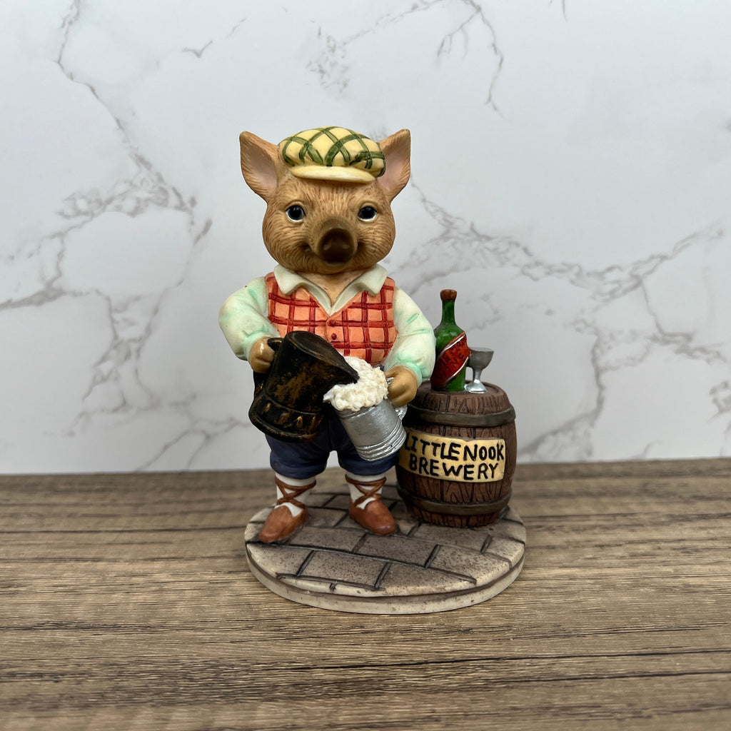 The Leonardo Collection "Little Nook" Porcelain Collector Figure, Peter 'Porky' Trotter