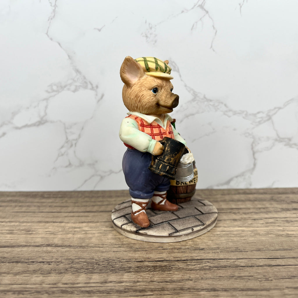 The Leonardo Collection "Little Nook" Porcelain Collector Figure, Peter 'Porky' Trotter