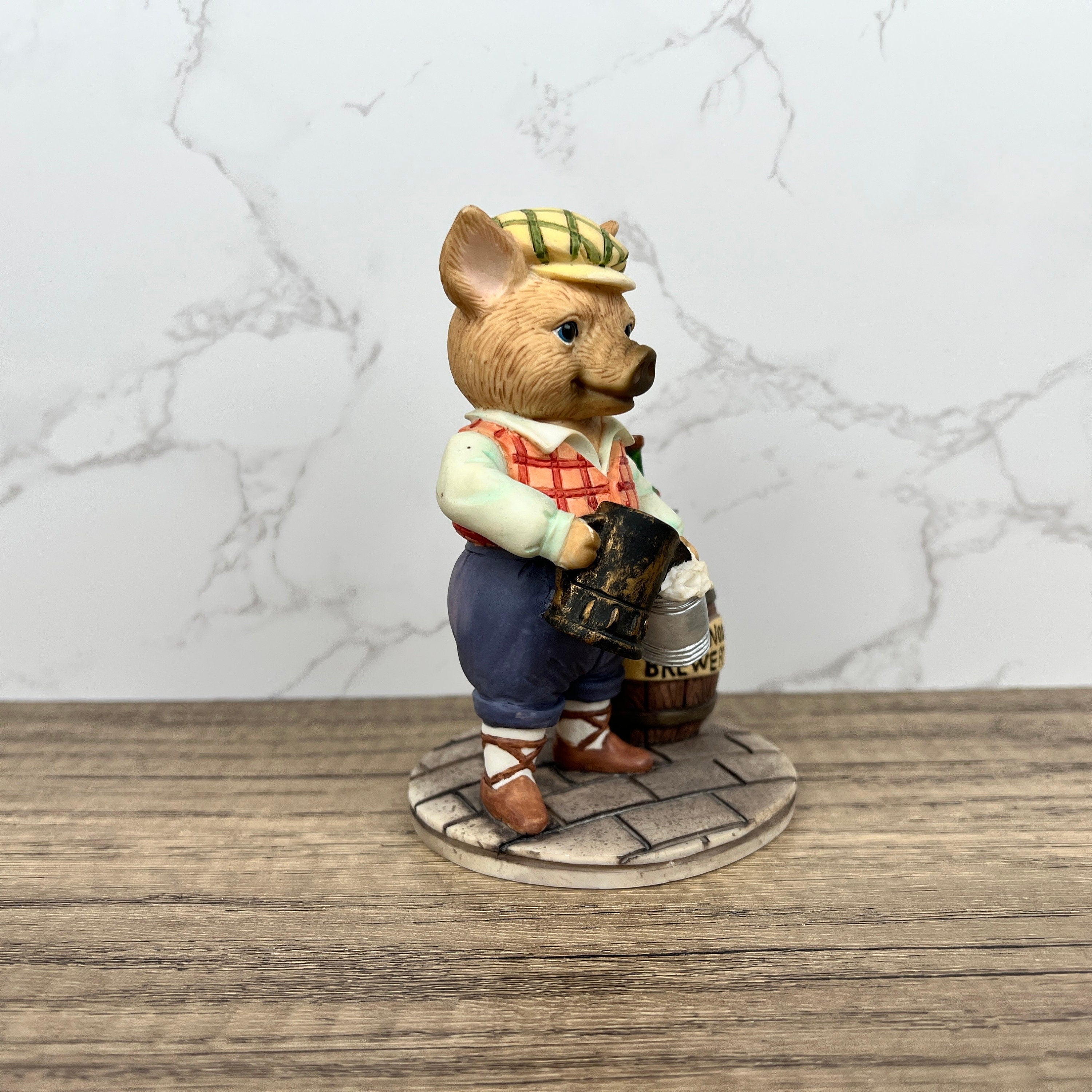 The Leonardo Collection "Little Nook" Porcelain Collector Figure, Peter 'Porky' Trotter