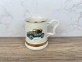 Vintage Prince William Pottery Tankard Mug, 22 Carat Gold Antique Morris Car