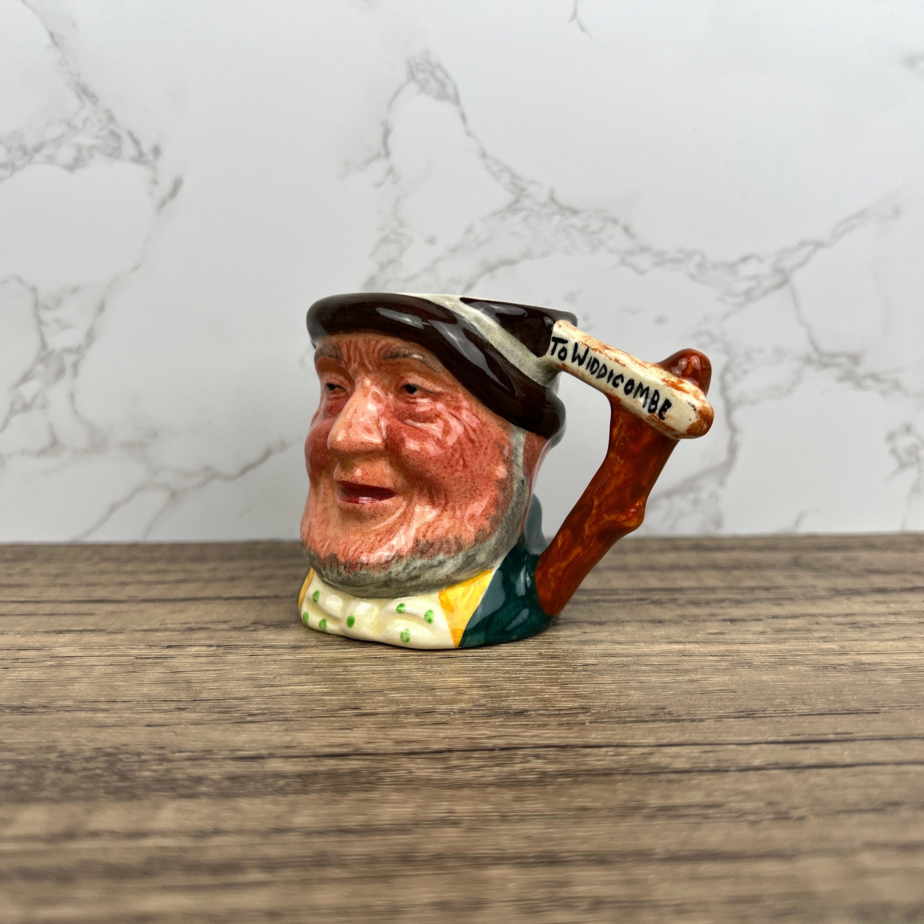 Vintage Lancaster & Sandland Dickens Toby Jug, Uncle Tom Character Mug