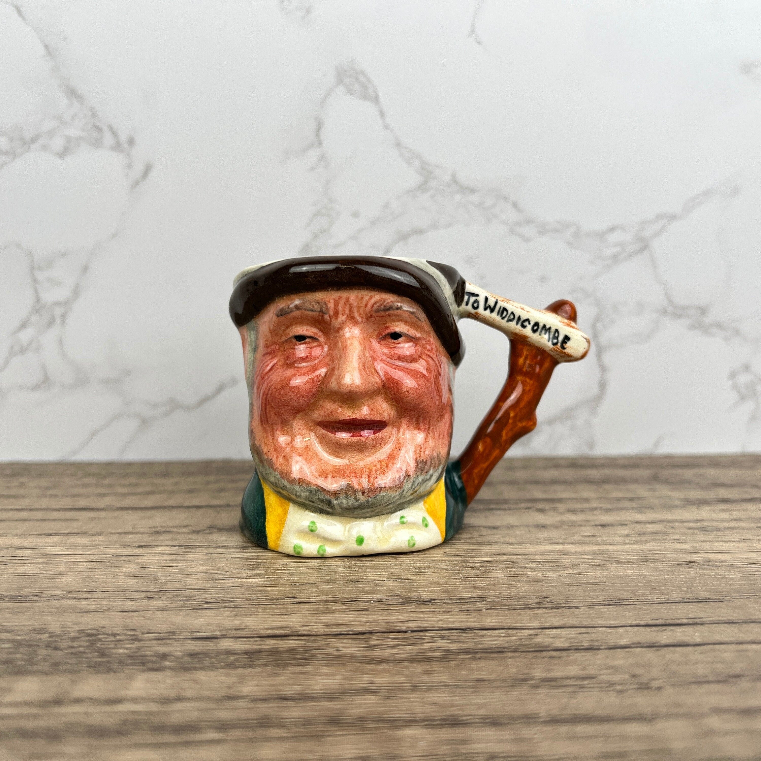 Vintage Lancaster & Sandland Dickens Toby Jug, Uncle Tom Character Mug