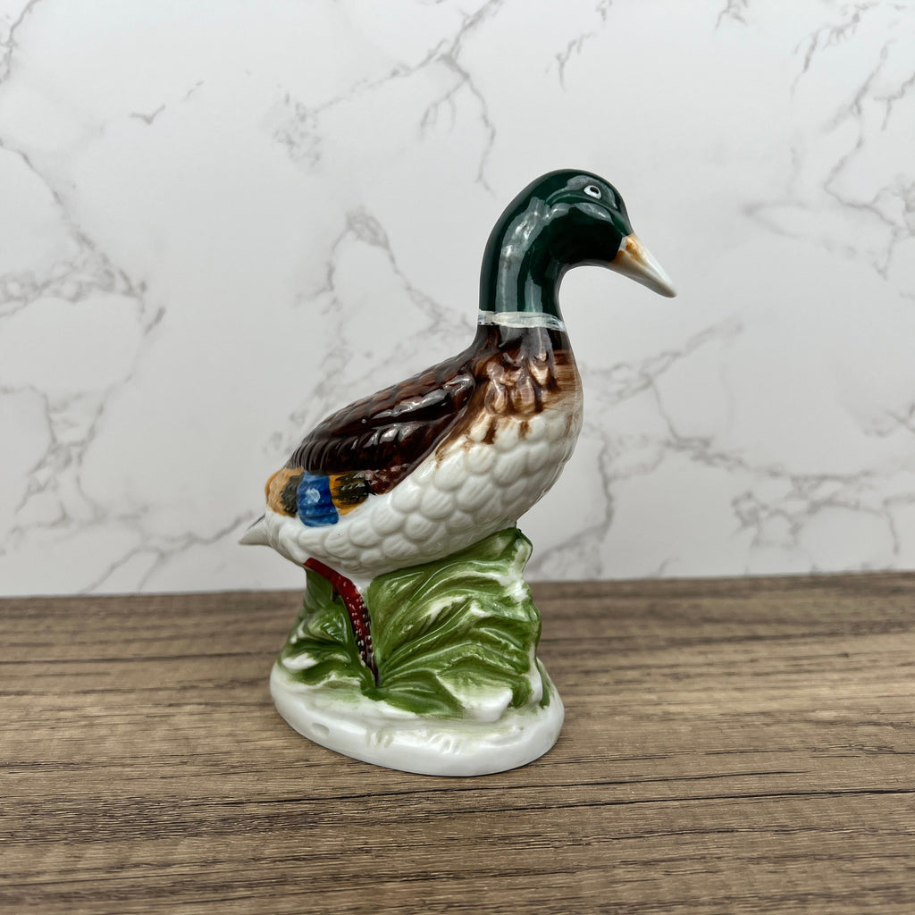 Carl Scheidig Porcelain Mallard Duck Figurine, Wildlife Decor