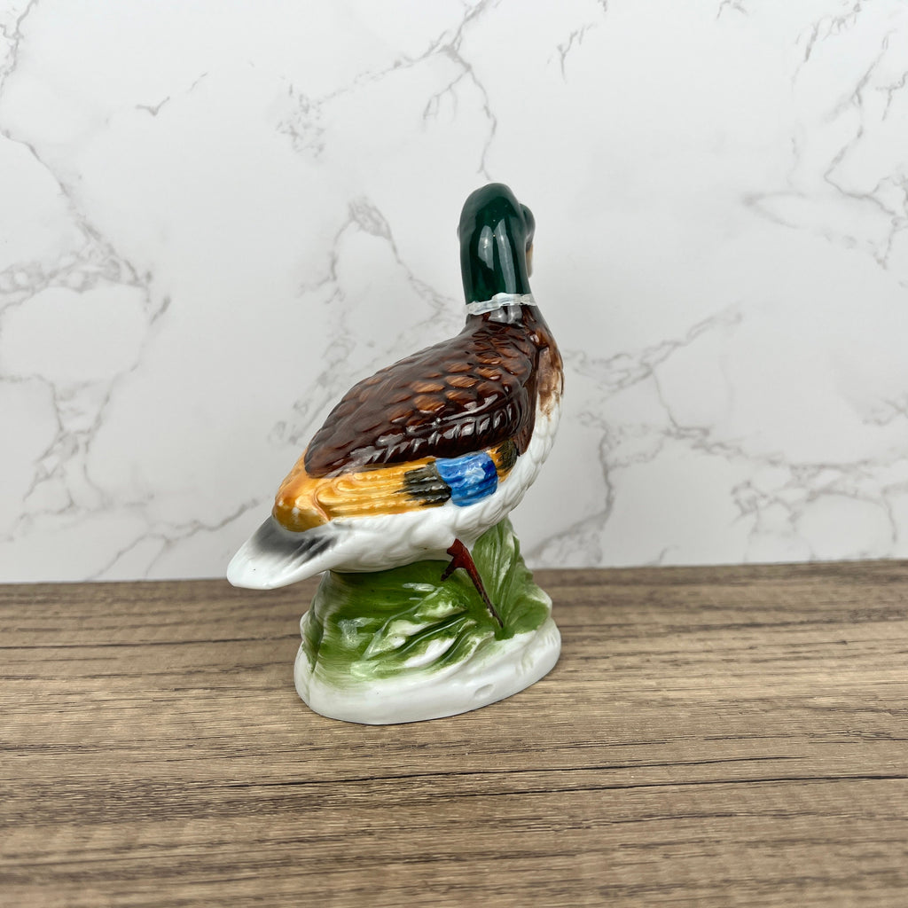 Carl Scheidig Porcelain Mallard Duck Figurine, Wildlife Decor