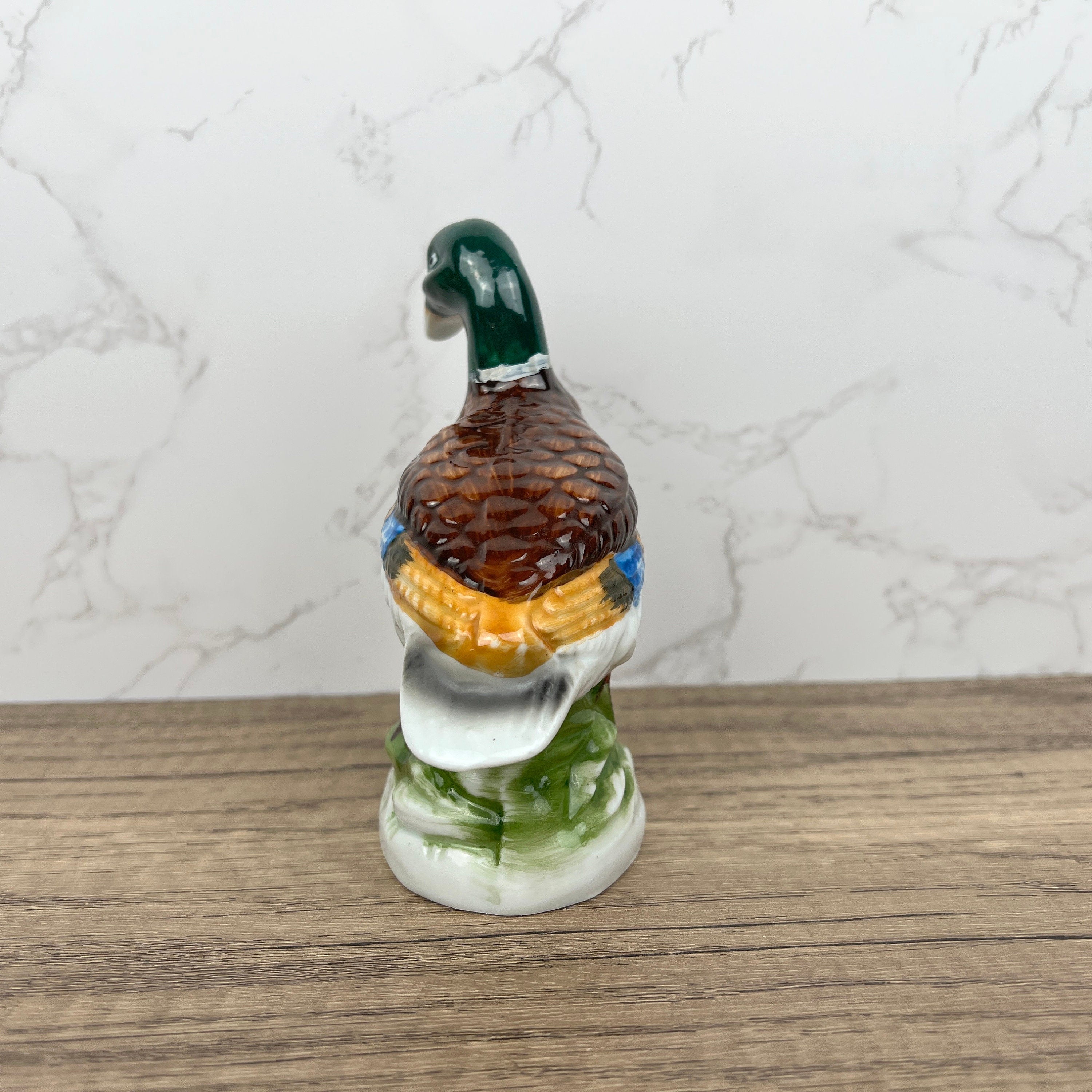 Carl Scheidig Porcelain Mallard Duck Figurine, Wildlife Decor