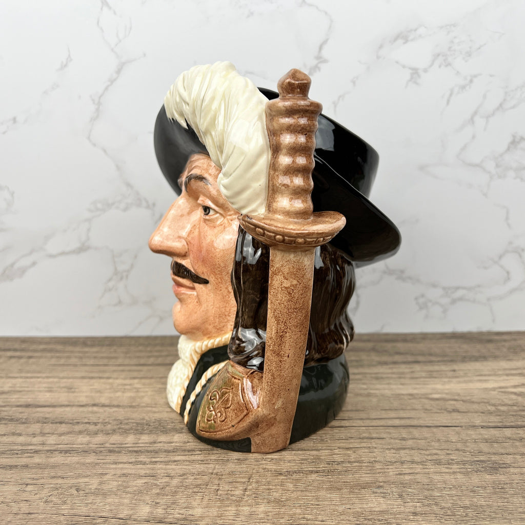 Royal Doulton Athos Toby Jug, Three Musketeers, Antique Decor