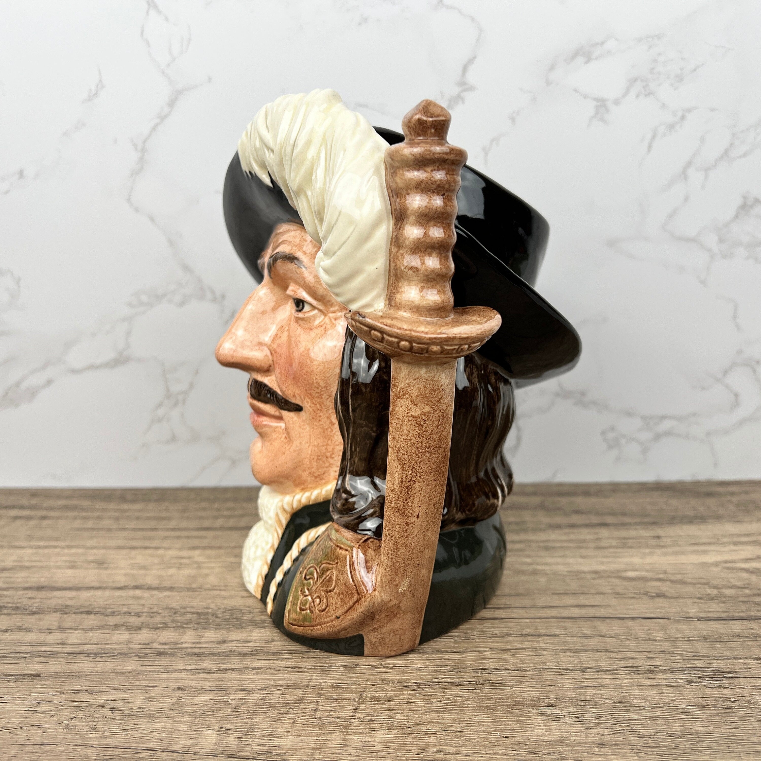 Royal Doulton Athos Toby Jug, Three Musketeers, Antique Decor