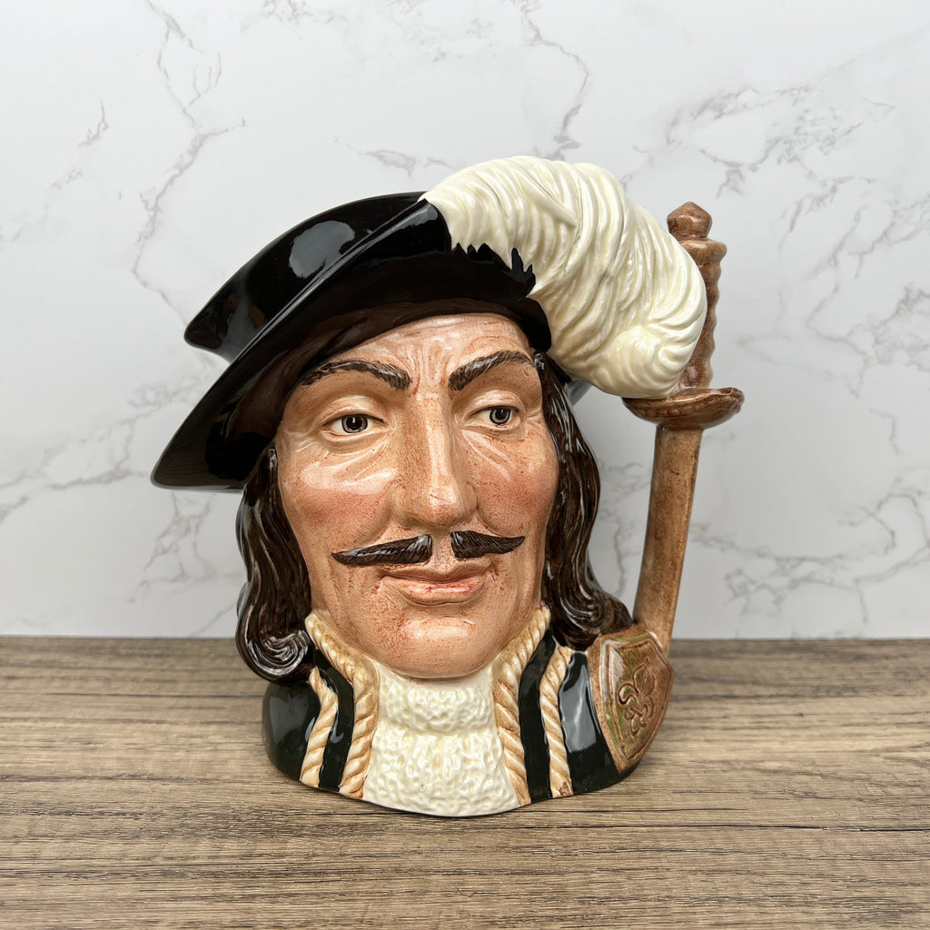 Royal Doulton Athos Toby Jug, Three Musketeers, Antique Decor