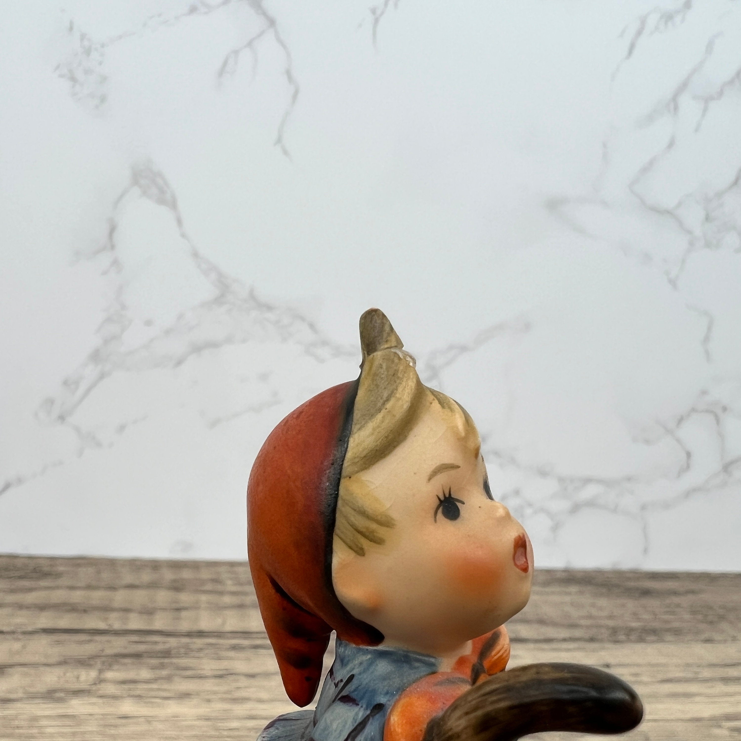 Goebel Hummel Figurine, Little Hiker Boy, West Germany (1960-72)