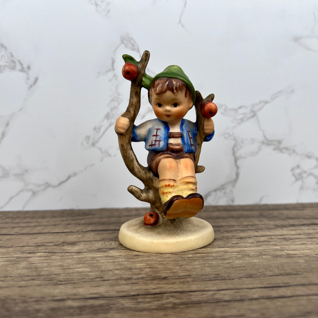 Apple Tree Boy Hummel Figurine, Goebel Hummel West Germany Porcelain Figurines, Vintage Rare Finds Housewarming Gifts Decor