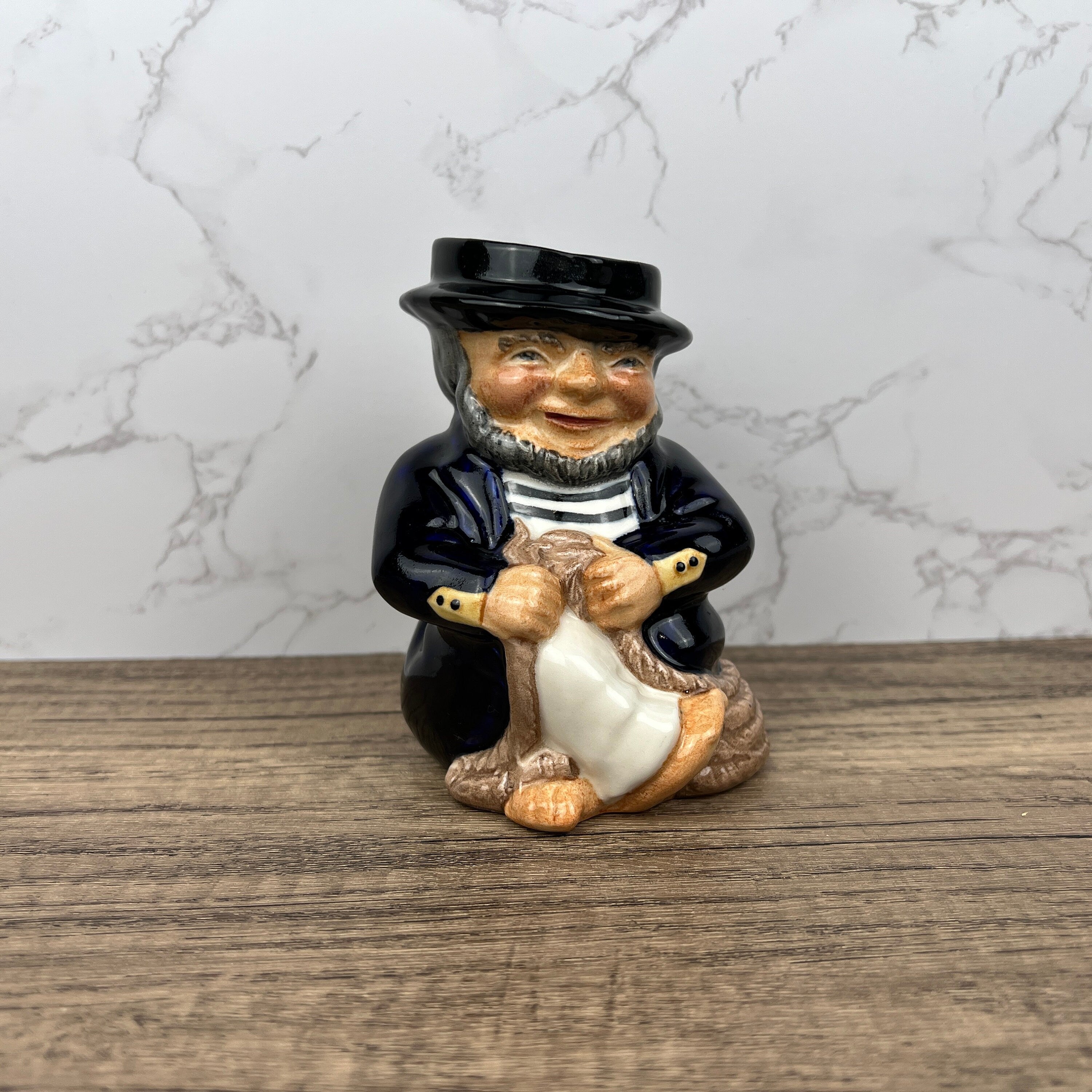 Roy Kirkham Sailor Toby Jug, Hand Painted Staffordshire Pottery