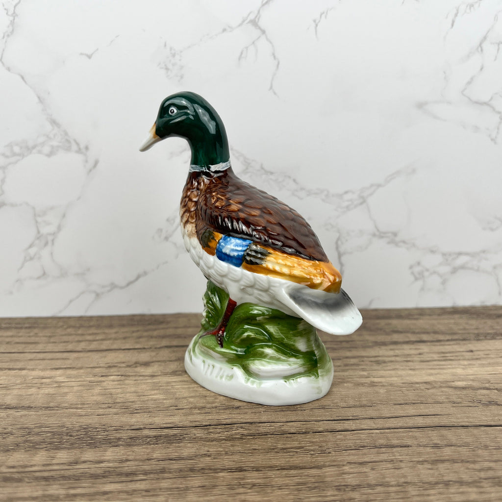 Carl Scheidig Porcelain Mallard Duck Figurine, Wildlife Decor