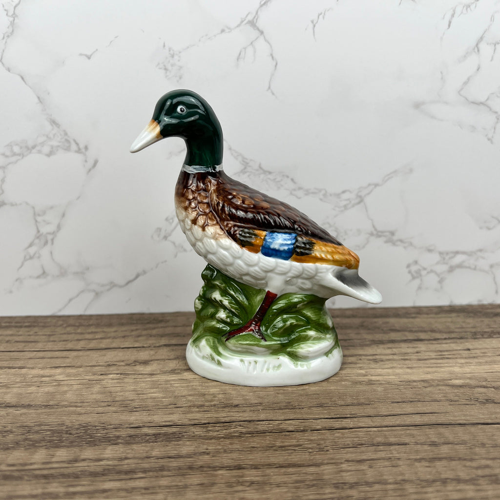 Carl Scheidig Porcelain Mallard Duck Figurine, Wildlife Decor