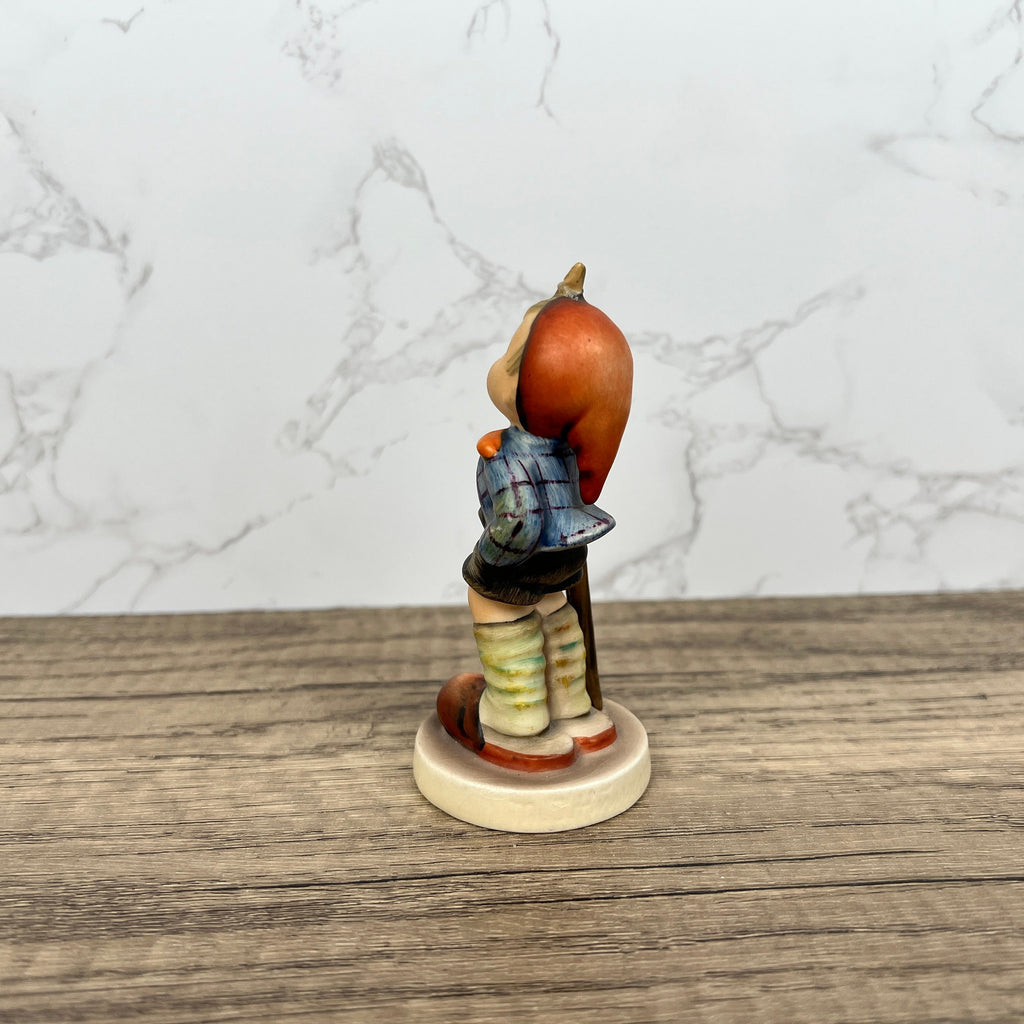 Goebel Hummel Figurine, Little Hiker Boy, West Germany (1960-72)