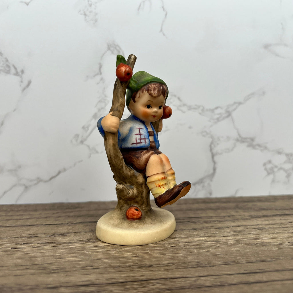 Apple Tree Boy Hummel Figurine, Goebel Hummel West Germany Porcelain Figurines, Vintage Rare Finds Housewarming Gifts Decor