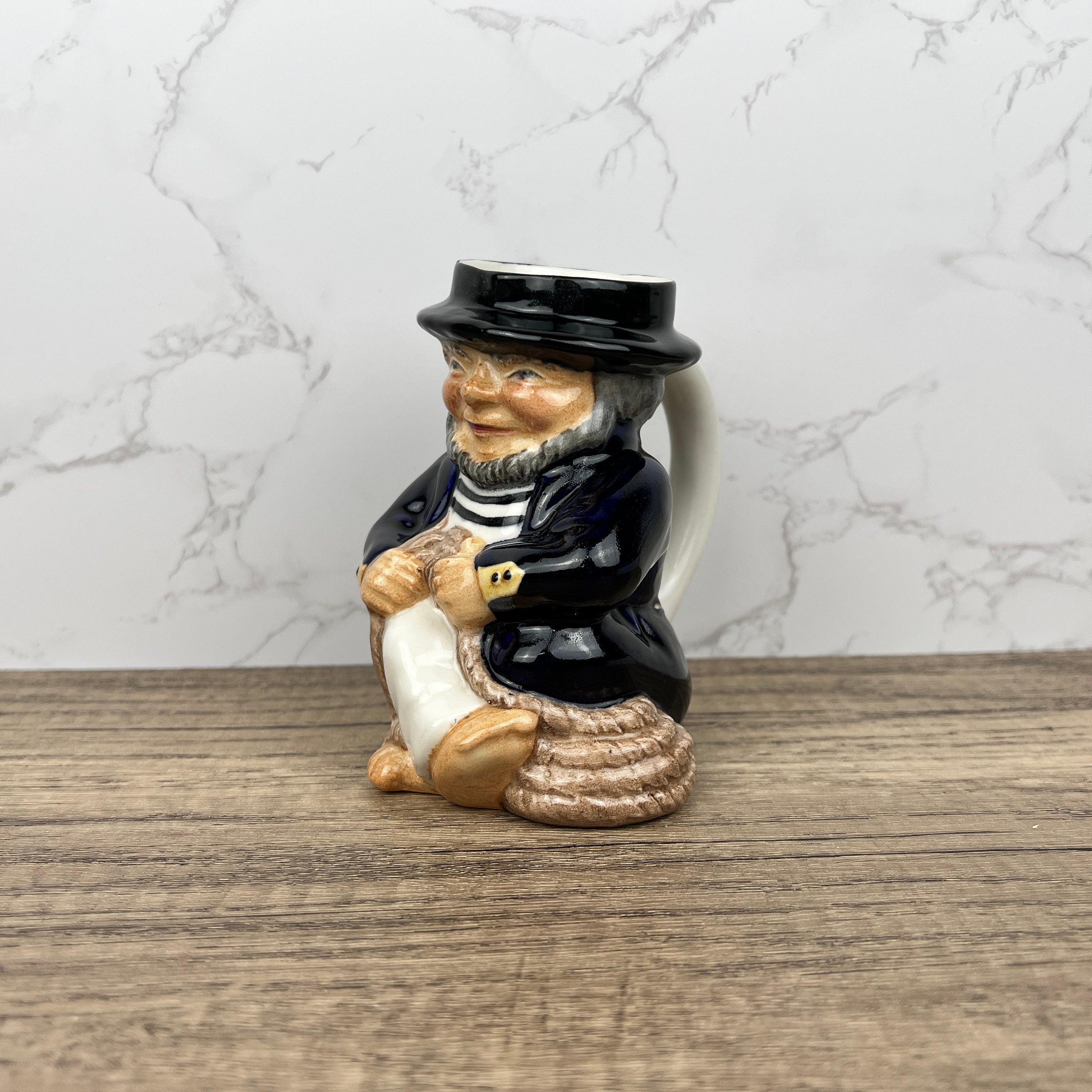 Roy Kirkham Sailor Toby Jug, Hand Painted Staffordshire Pottery