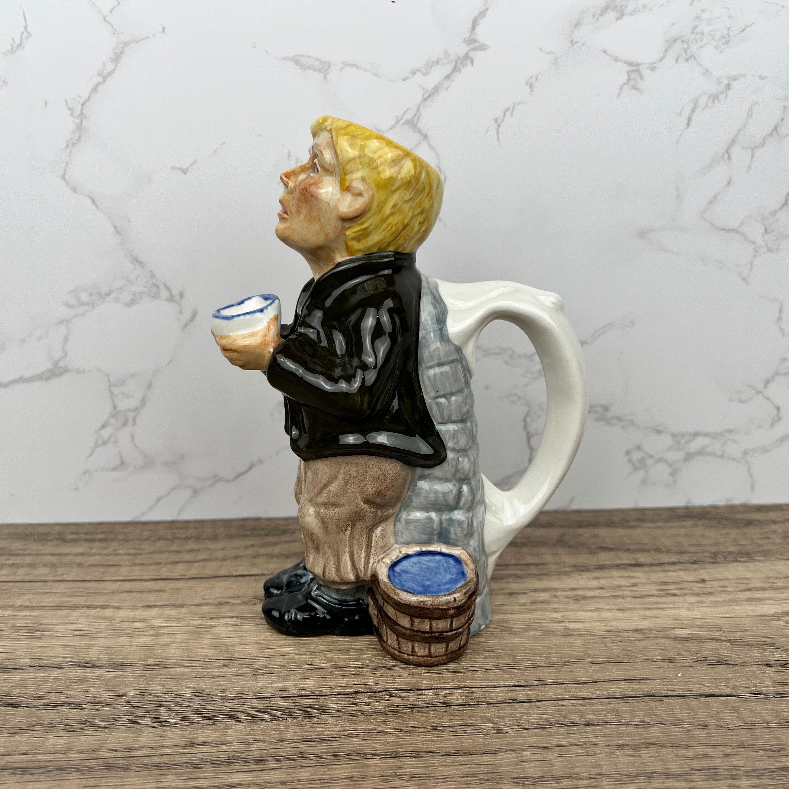 Vintage Roy Kirkham Oliver Twist Toby Jug, Staffordshire Pottery