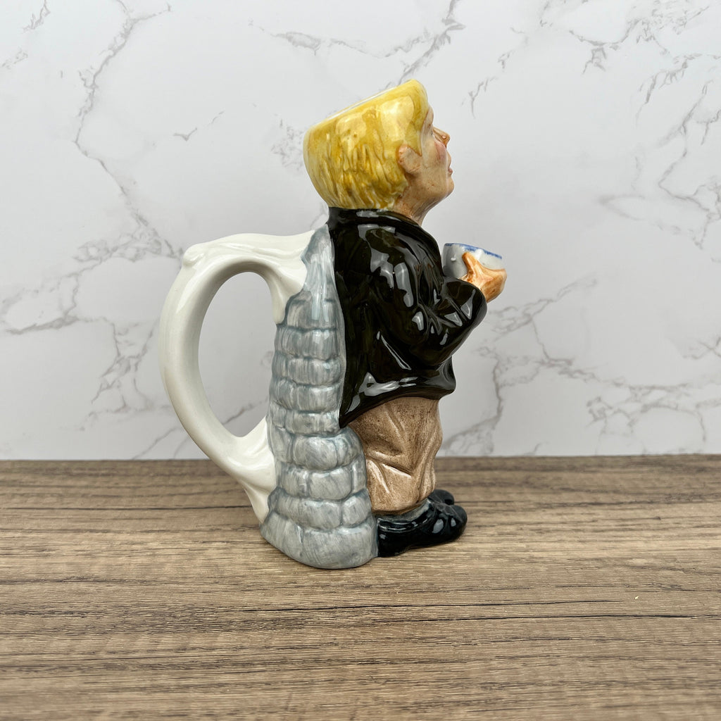 Vintage Roy Kirkham Oliver Twist Toby Jug, Staffordshire Pottery