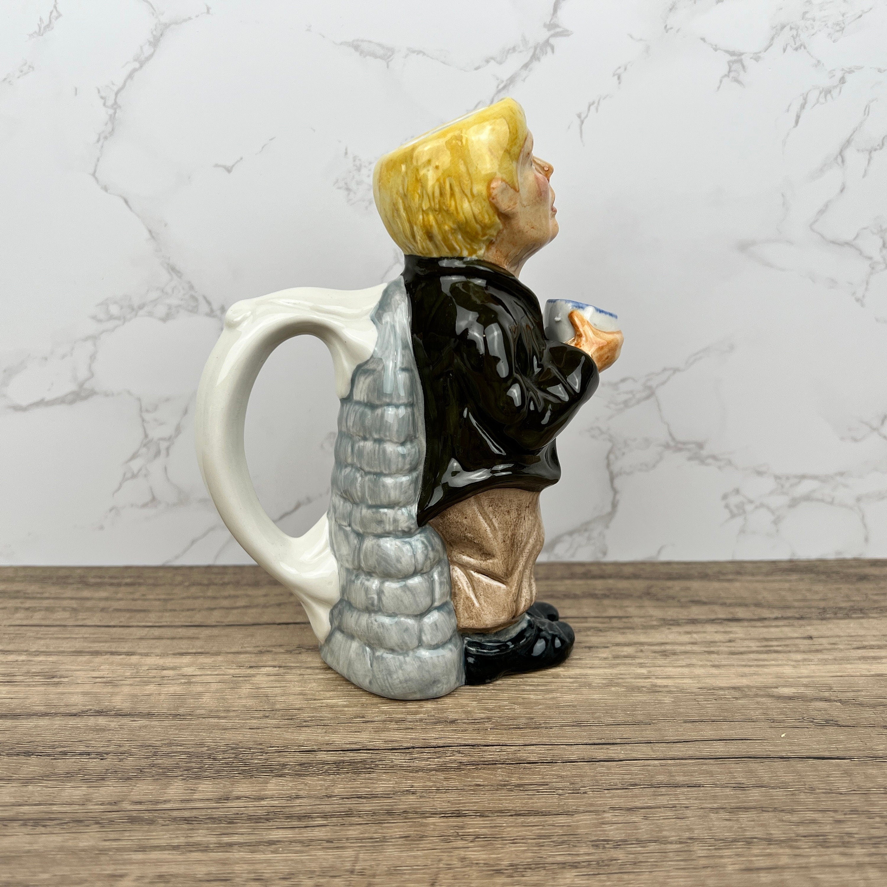 Vintage Roy Kirkham Oliver Twist Toby Jug, Staffordshire Pottery