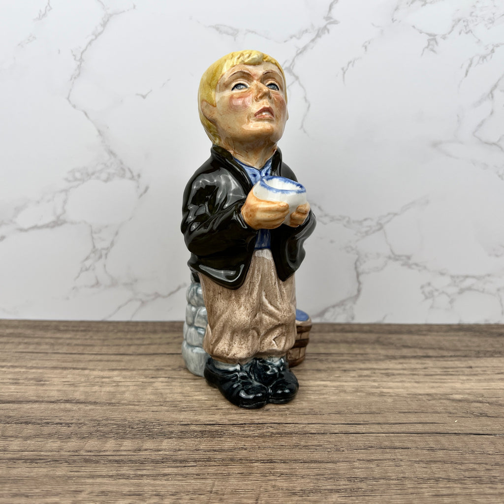 Vintage Roy Kirkham Oliver Twist Toby Jug, Staffordshire Pottery