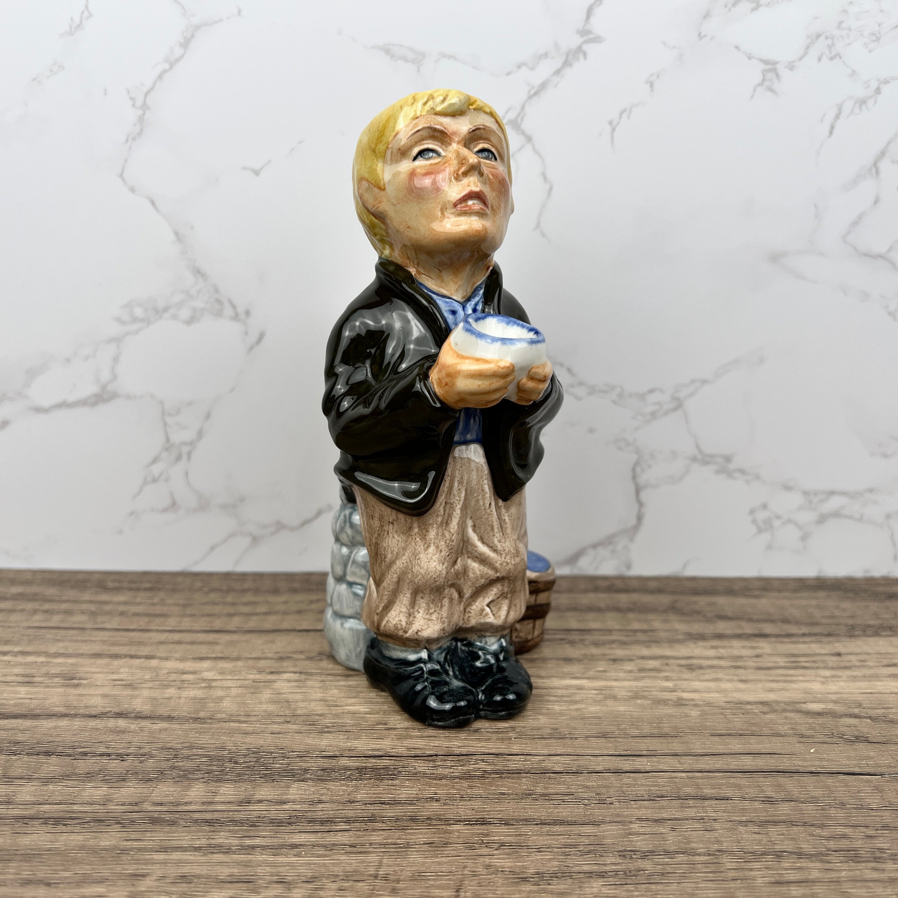Vintage Roy Kirkham Oliver Twist Toby Jug, Staffordshire Pottery