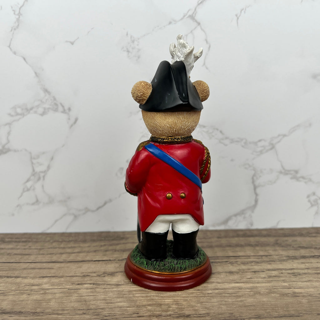 Hamilton Collection "Wellington" Bear Sculpture, Vintage Figurine (Sword Damage)