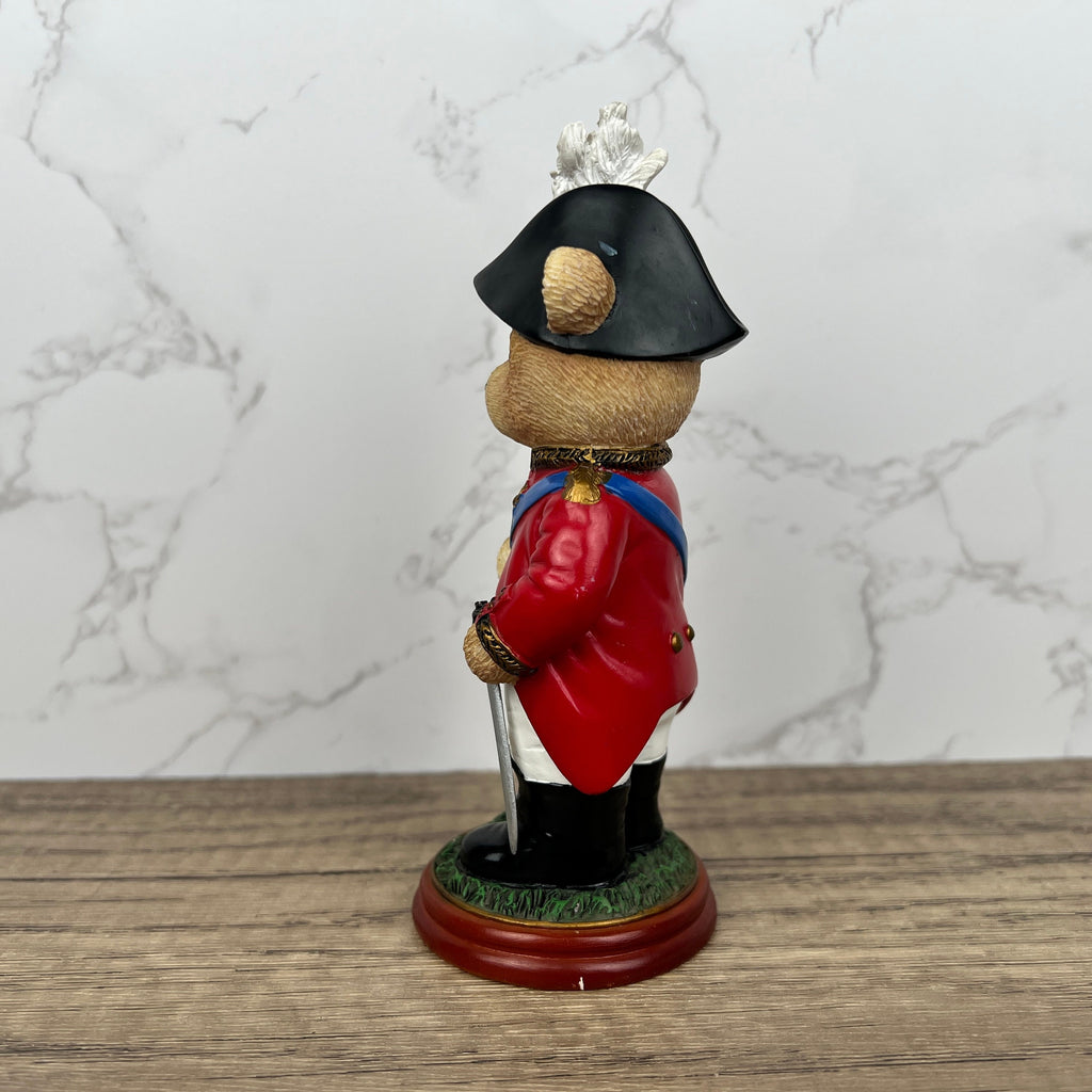 Hamilton Collection "Wellington" Bear Sculpture, Vintage Figurine (Sword Damage)