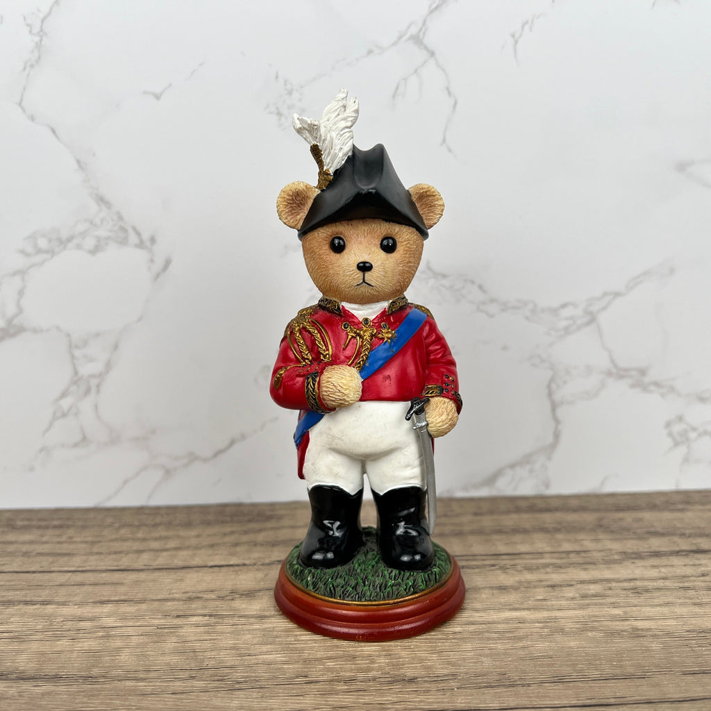 Hamilton Collection "Wellington" Bear Sculpture, Vintage Figurine (Sword Damage)