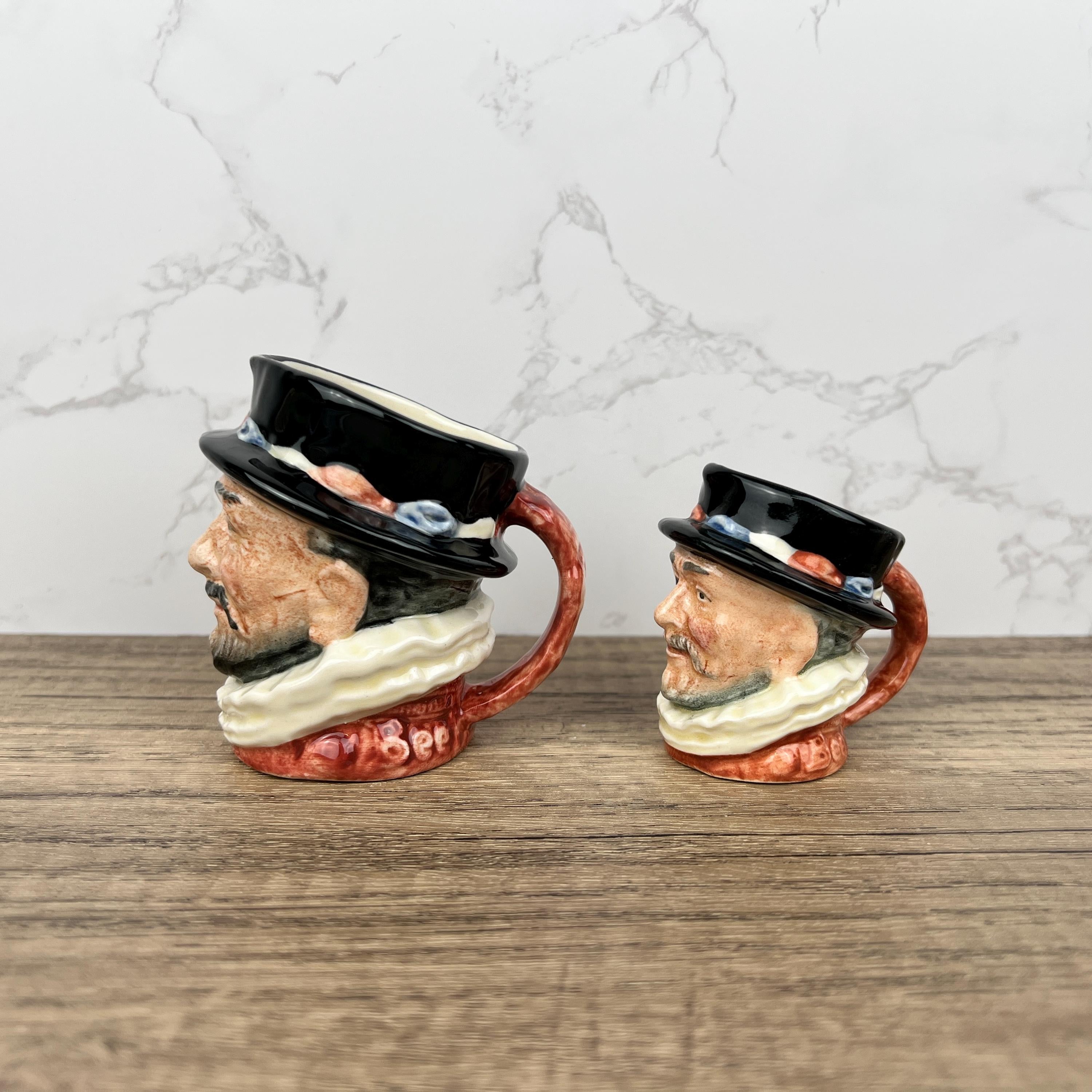 Royal Doulton Beefeater Toby Jug D6233, Collectible Porcelain Mug
