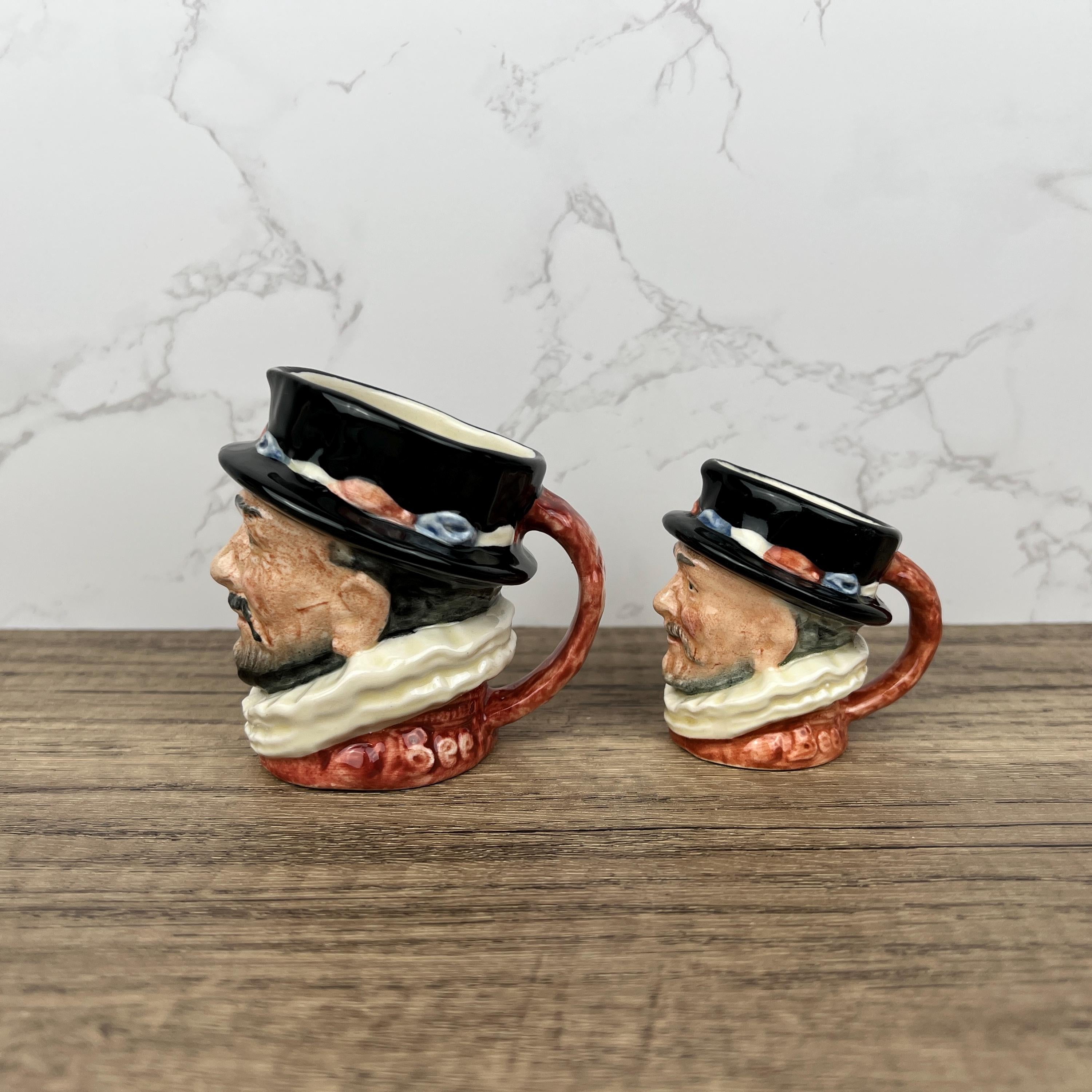 Royal Doulton Beefeater Toby Jug D6233, Collectible Porcelain Mug