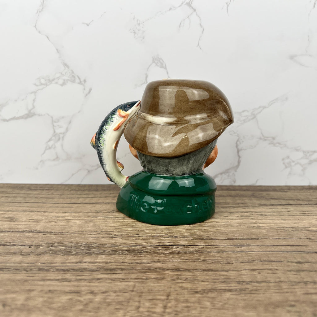 Rare Royal Doulton Character Jug, The Poacher with Flask