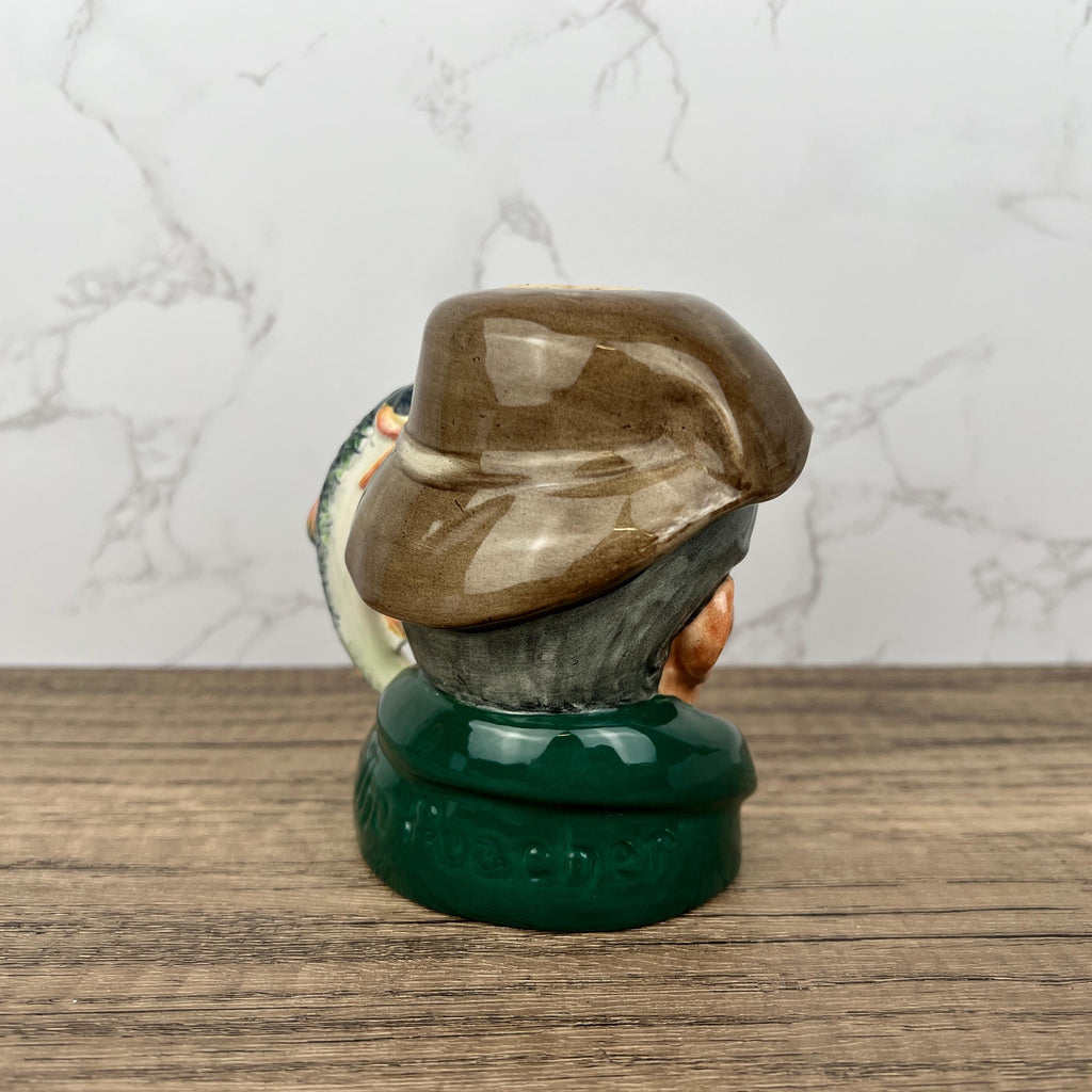 Rare Royal Doulton Character Jug, The Poacher with Flask
