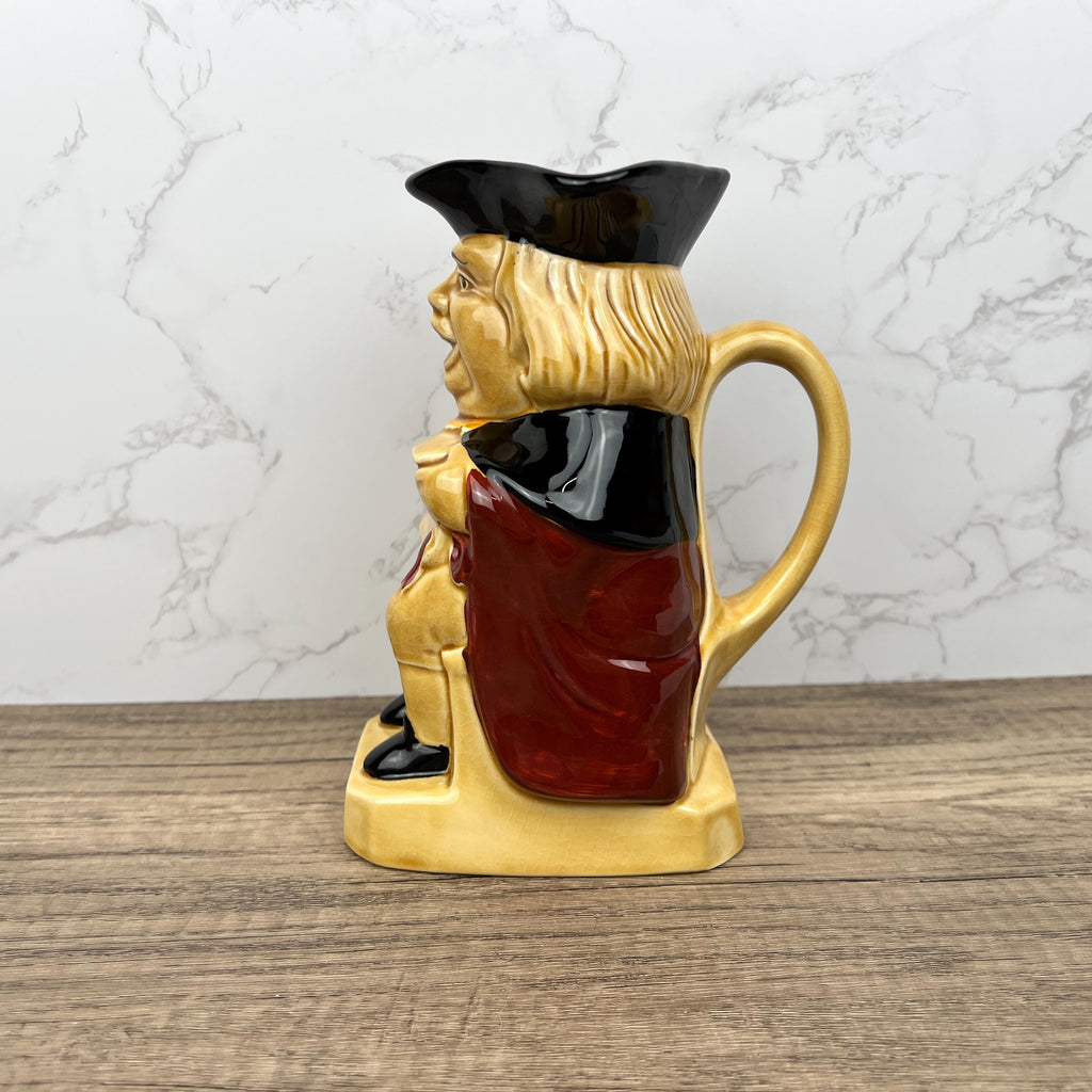 Vintage Tony Wood Toby Jug, Hand Painted Staffordshire Porcelain