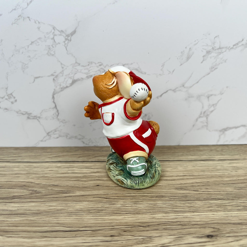 Vintage Pendelfin "PITCH" Rabbit Figurine, Hand Painted Stonecraft