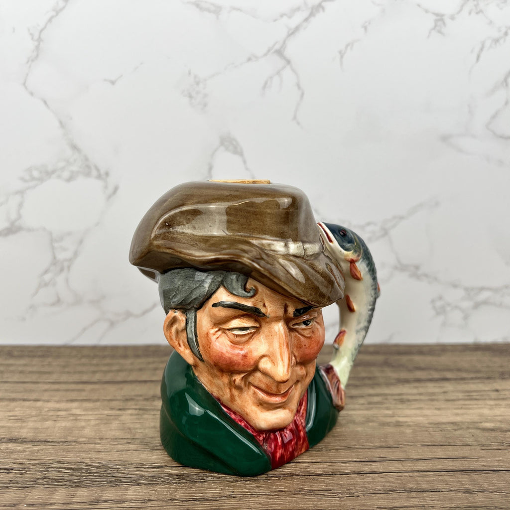 Rare Royal Doulton Character Jug, The Poacher with Flask