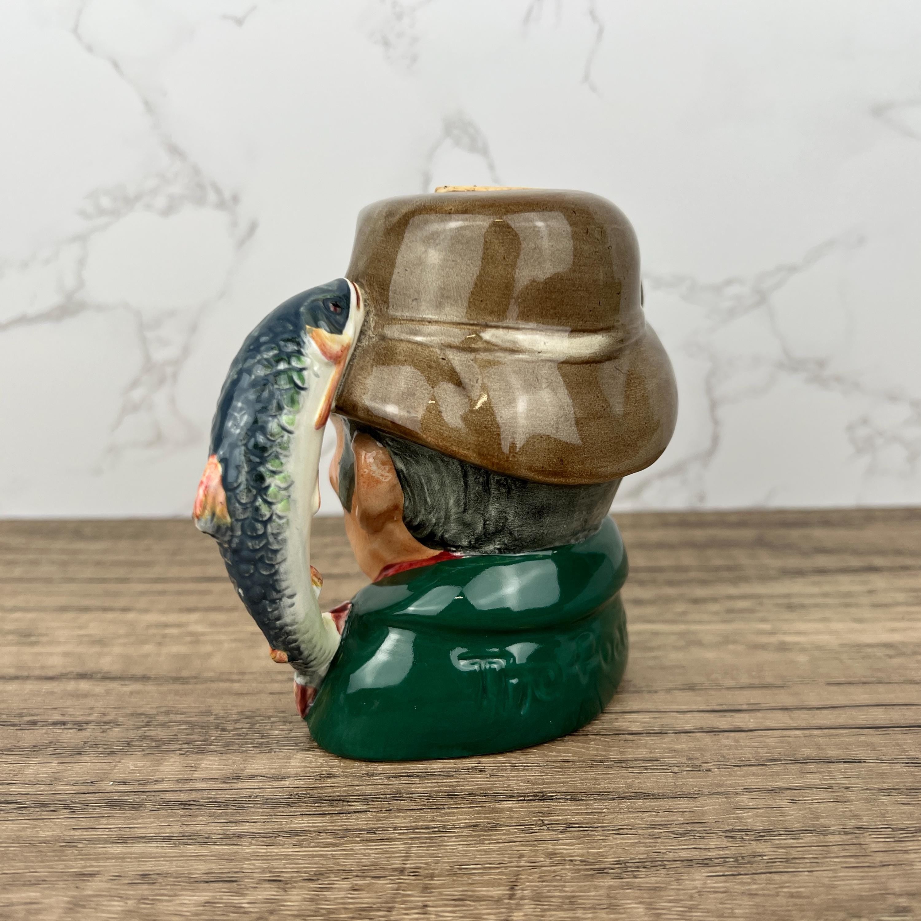 Rare Royal Doulton Character Jug, The Poacher with Flask